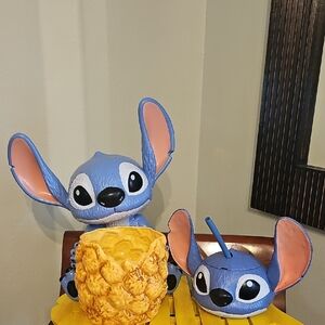 '25 Exclusive Disney Lilo & Stitch Pineapple Popcorn Bucket & Coconut Head Cup